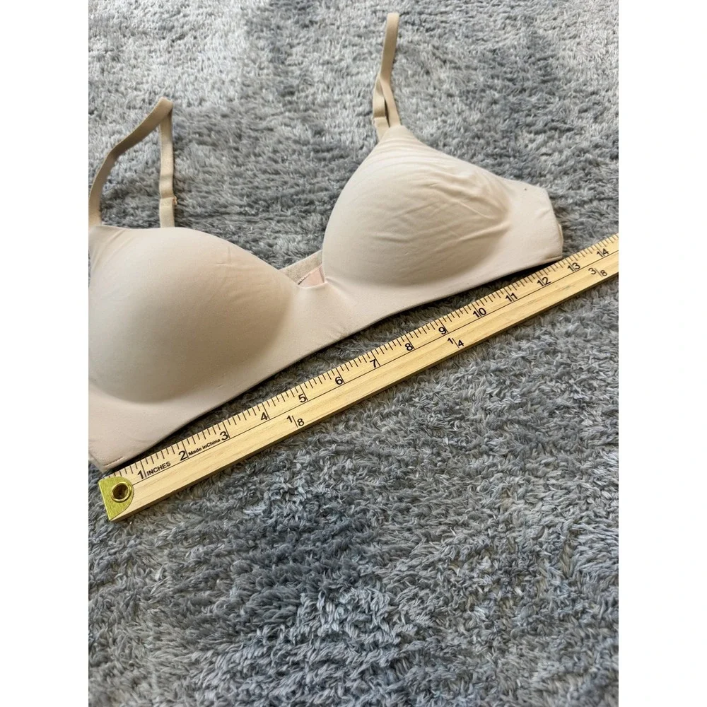 Victoria's Secret T-Shirt Wireless Bra 34B Nude/Beige 3-Pack Smooth Microfiber